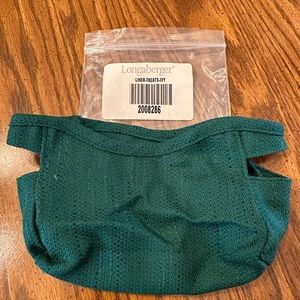 Longaberger Treats Fabric Liner in Ivy - New